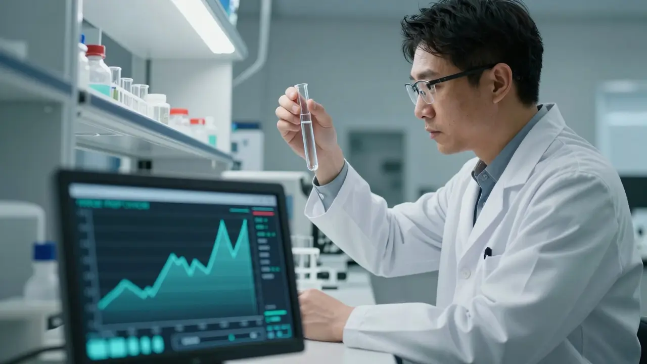 Laboratorní prostředí s analýzou syntetických kanabinoidů