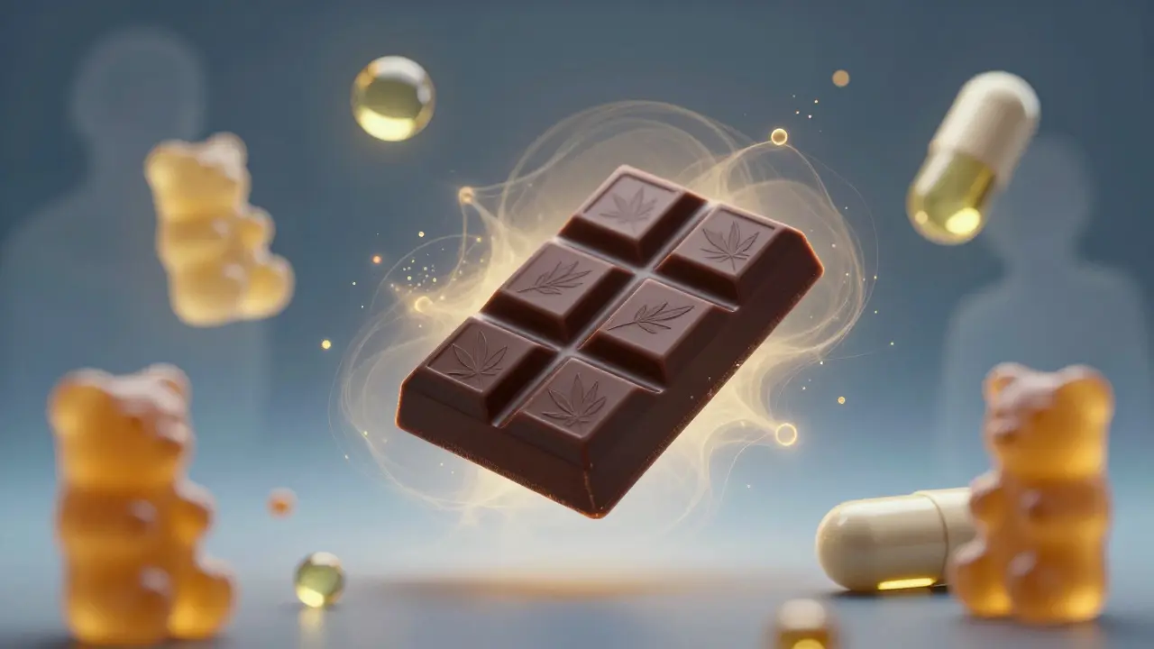 Umělecké srovnání čokolády s jinými formami edibles