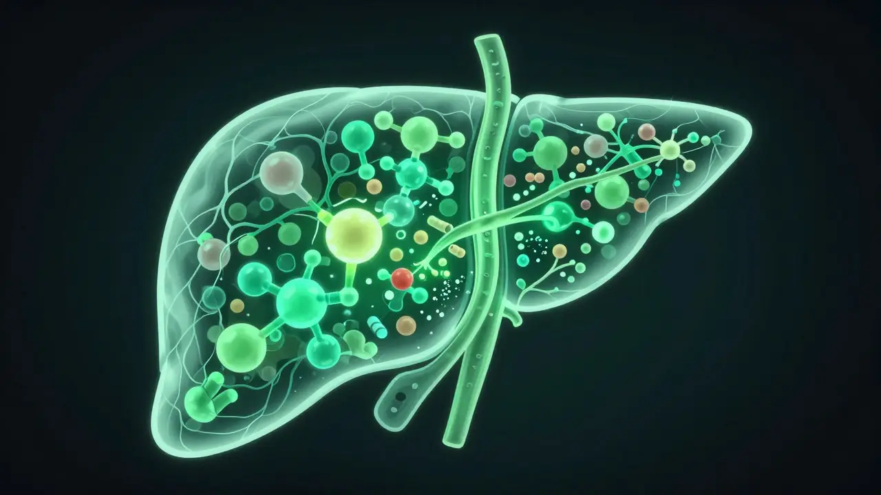 Abstract liver metabolism and cannabinoid breakdown